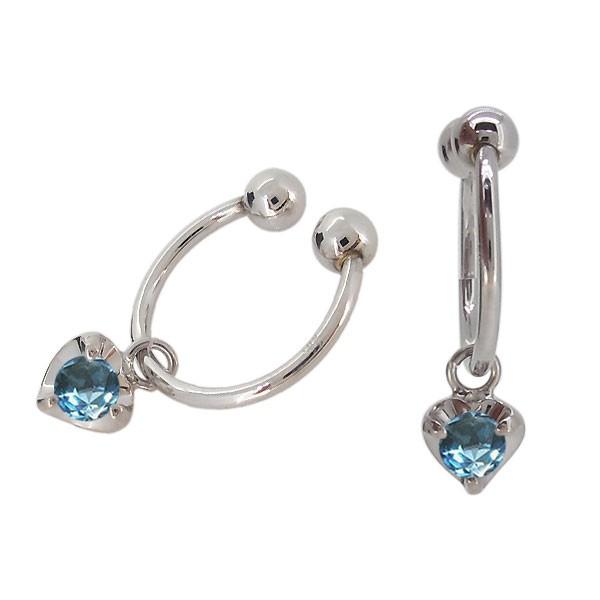 安い イヤーカフ イヤリング ブルートパーズ レディース プラチナ フープ ハート 人気 かわいい Pt900 代引不可 World Of Heating De