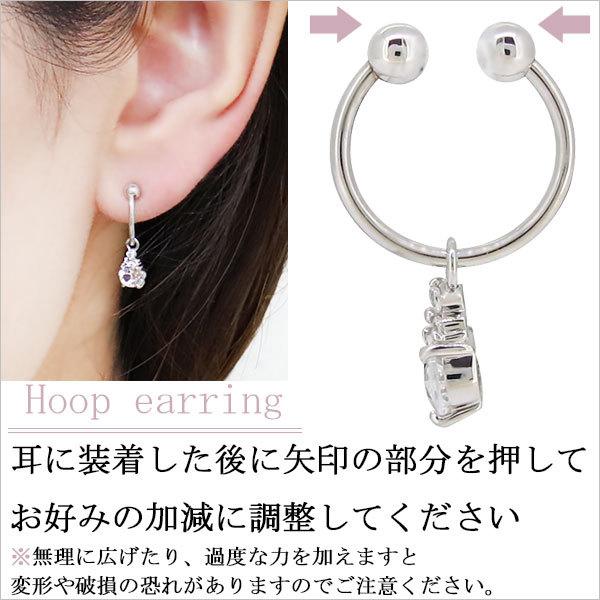 イヤリング 揺れる ペリドット ノンホールピアス 10k ピンク イエロー イヤーカフ 10金 オーバル 両耳用 上品 大人_9