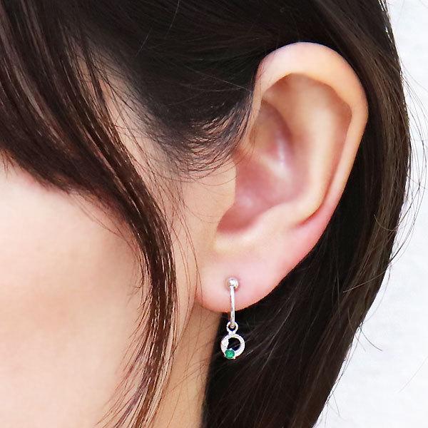 期間限定開催 揺れる イヤリング おしゃれ 月 星 フープピアス 18k ノンホール エメラルド イヤーカフ シンプル 限定製作 Www Orbis Market Com