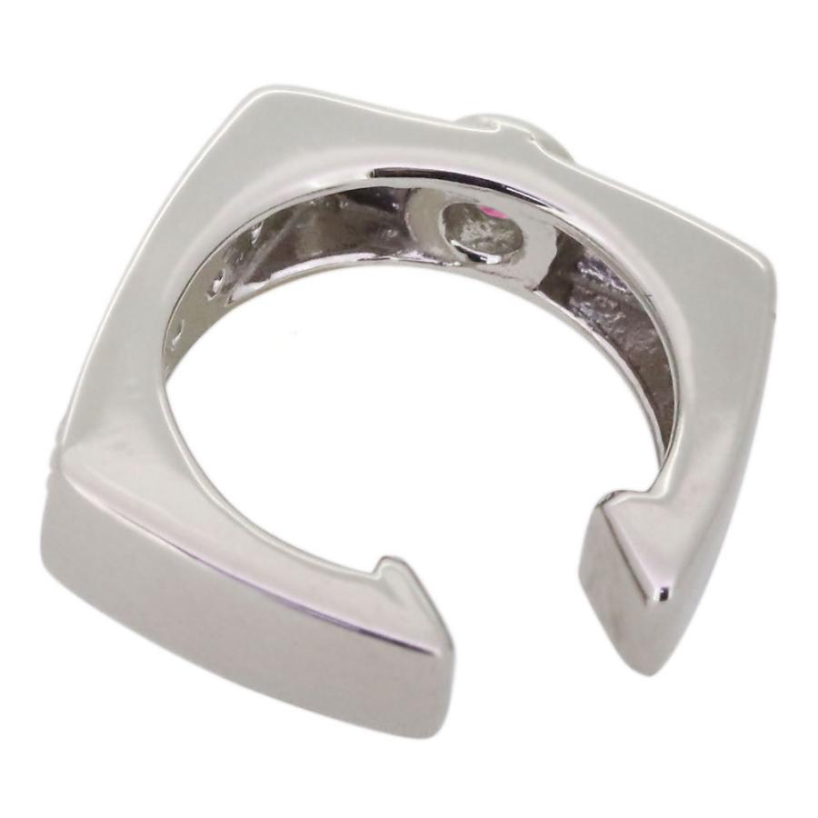 イヤーカフ イヤリング レディース ダイヤモンド イヤカフ 片耳 スクエア 10金 10k 10月誕生石 リバーシブル ダイヤモンド 片耳 天然石使用 5mm