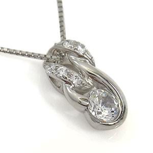 ダイヤモンド ネックレス K10 一粒  ネックレスの画像