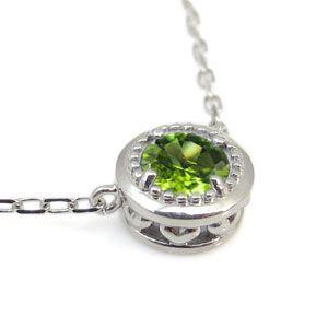 【最安値挑戦中】 ペリドット ペンダント 18K ハートモチーフ ネックレス 【ZYX9150709365】(32915円)
