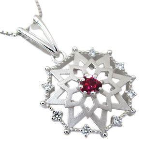 プラチナ ルビー メンズ ネックレス ペンダント クリスマス ポイント消化の画像