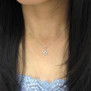 シルバー ネックレス 星 タンザナイト ネックレス レディース