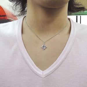 プラチナ タンザナイト メンズ ネックレス ペンダント トライバル 唐草 クリスマス ポイント消化の画像