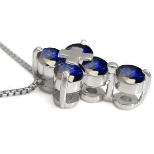 【新商品】 クロス ネックレス 18金 サファイアネックレス メンズ 【1133888986】(40786円)