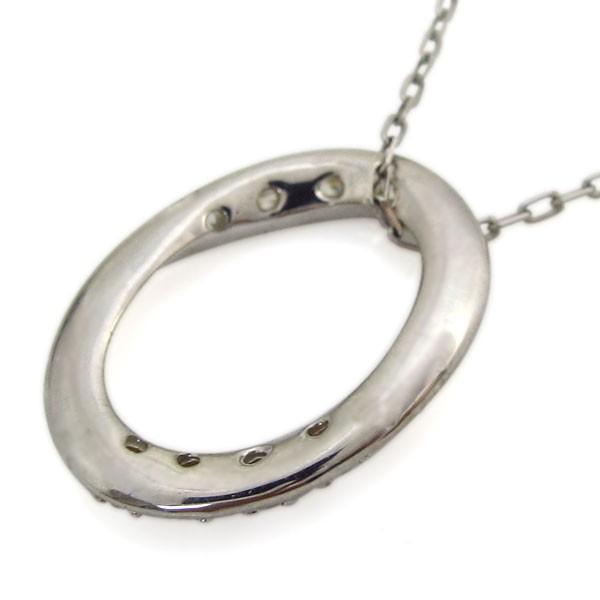 ダイヤモンド ネックレス 18金 K18 レディース イニシャル 数字 ペンダント_3