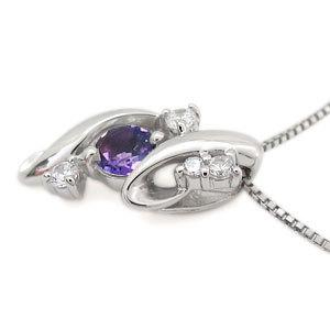 アメジスト 天然石 ネックレス レディース 人気 大人 SV925 上品 女性_4