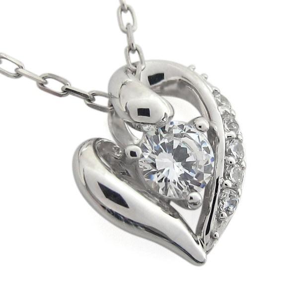 ネックレス レディース ダイヤモンド オープンハート ネックレス レディース プラチナ ネックレス レディース クリスマス ポイント消化の画像