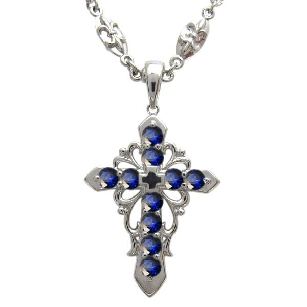 卸し売り購入 プラチナ サファイアネックレス ポイント消化 クリスマス メンズ ペンダント アラベスク 十字架 クロスネックレス プラチナ ペンダント アラベスク メンズアクセサリー Www Solidarite Numerique Fr