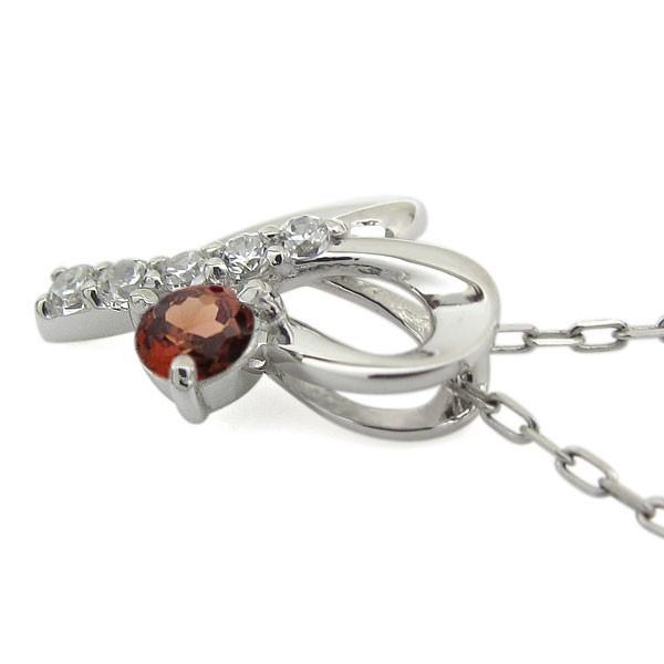 新品未使用！ ガーネット ハートネックレス オープンハート ペンダント 【L8253528874】(29688円)