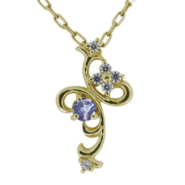 ネックレス レディース タンザナイト シルバーアクセサリー 唐草 クロス モチーフ_6