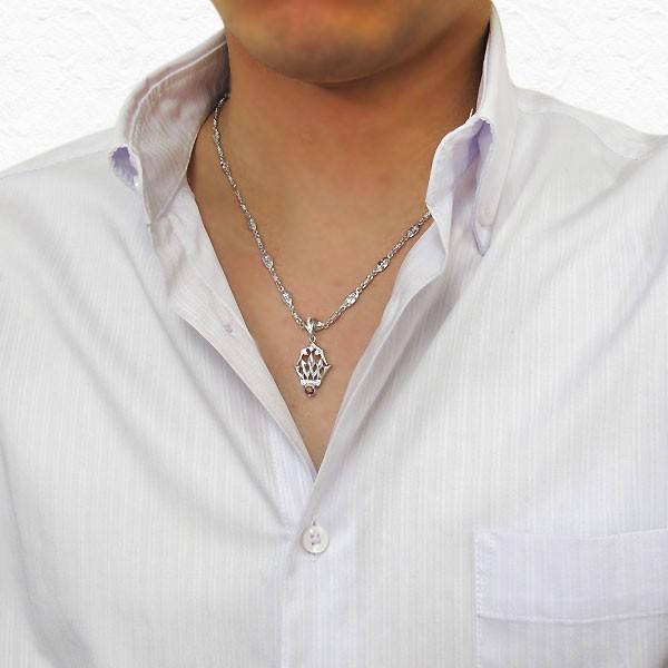 輝い K10 メンズネックレス ガーネット ペンダント 30代 代 ペンダント 10金 1月誕生石 ガーネット メンズ ネックレス クラウン メンズアクセサリー