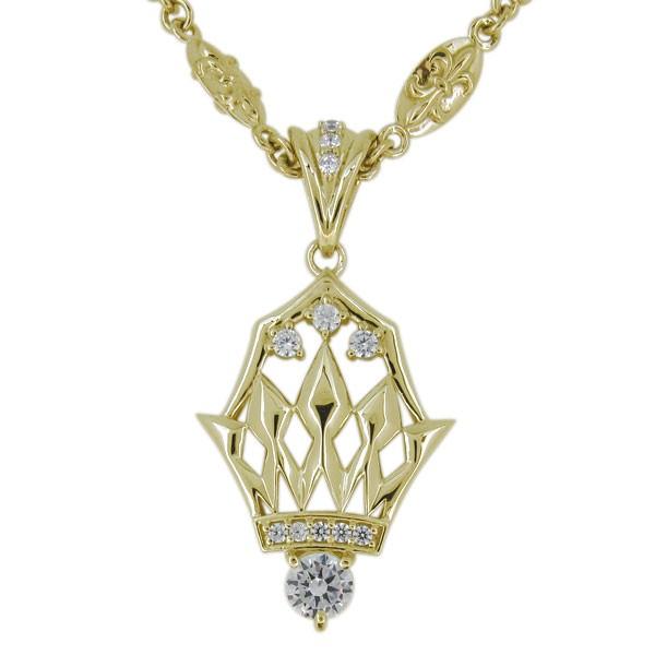 送料無料 ネックレス ダイヤモンド 鑑定書 18金 メンズペンダント クラウン Seal限定商品 Zoetalentsolutions Com