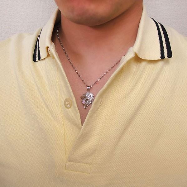 メンズ プラチナ トップのみ ペンダントヘッド ピンクトルマリン 10月