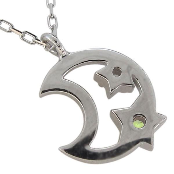 ネックレス レディース 20代 30代 40代 プレゼント カジュアル 18金 ペリドット 約 ペリドット