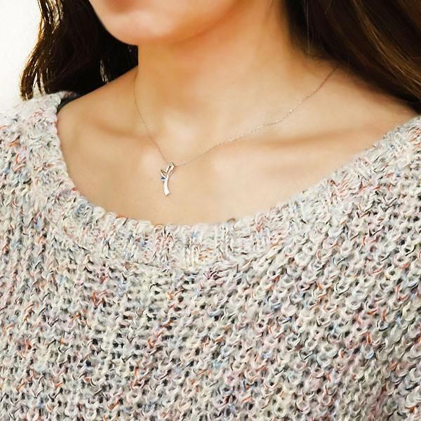 ネックレス シルバーアクセサリー レディース ハート モチーフ ブルートパーズ ペンダント_1