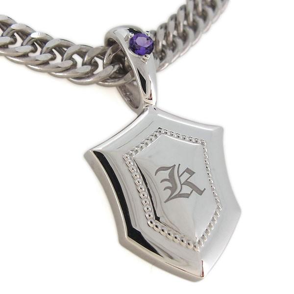 海外輸入 ペンダントヘッド シールド シルバー メンズ イニシャル アメジスト 喜平 60 Off Studiostodulky Cz