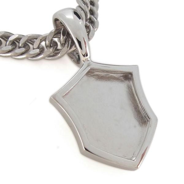 大人気 プラチナ メンズ ネックレス トップのみ シールド アクアマリンサンタマリア イニシャル クリスマス ポイント消化 【TM1166239915】(41950円)