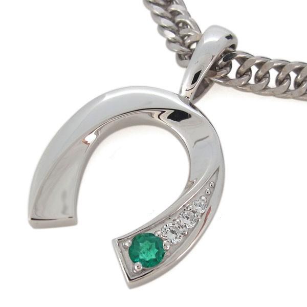 正規品 ネックレス 天然石 18金 K18 馬蹄 メンズペンダント ホースシュー 【QG2031673707】(73080円)