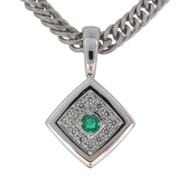 選ぶなら シルバー ネックレス メンズ 喜平チェーン エメラルド 5月誕生石 シンプル ネックレス メンズ シルバー 天然石 エメラルド メンズアクセサリー Gallup9th Com