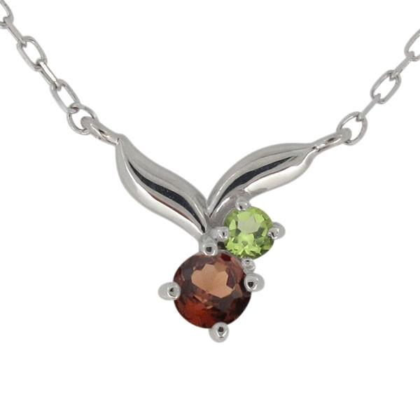 リーフ ネックレス プラチナ ガーネット レディースペンダント 葉っぱ クリスマス ポイント消化