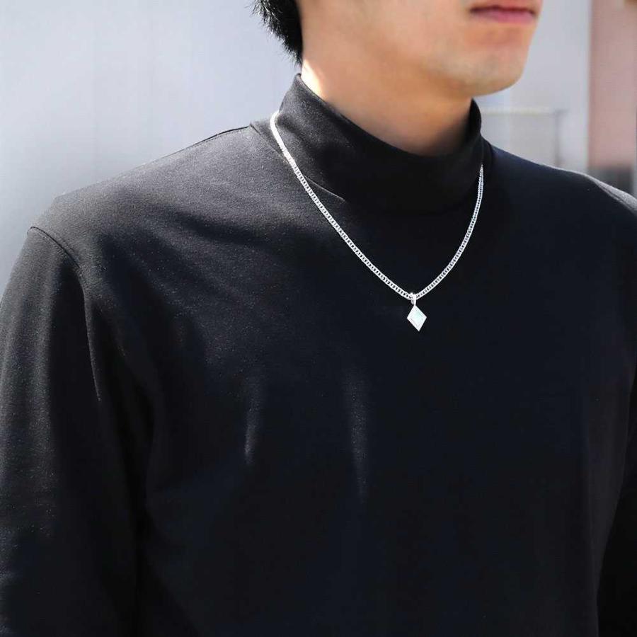 ネックレス トップ プラチナ 喜平用 イニシャルペンダント アメジストの画像