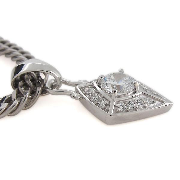 ペンダントトップ 18金 k18 メンズ 天然石 ダイヤモンド トップのみ