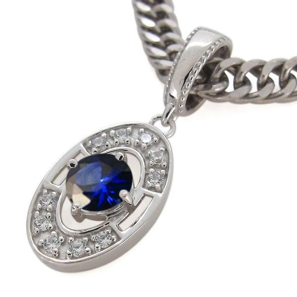 【限定品】 プラチナ ネックレス 喜平 メンズ サファイアネックレス 30代 40代 50代 【HOV3125258819】(112417円)