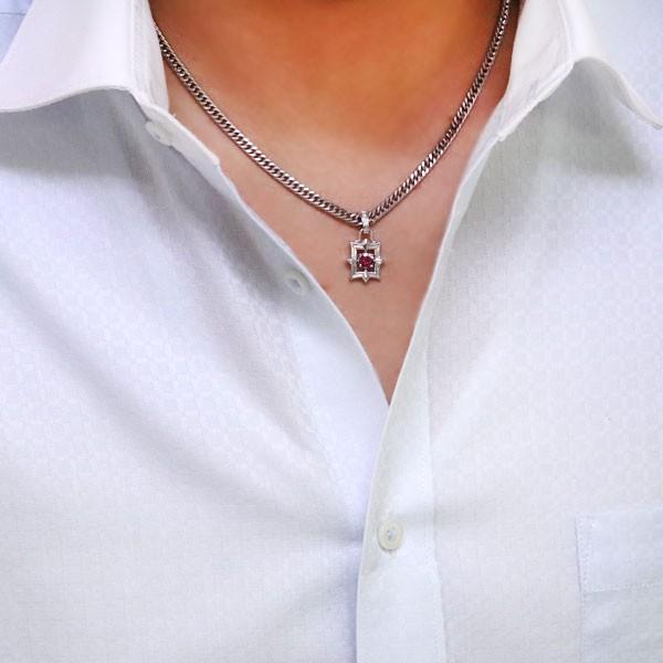 新品 ルビー 50代 40代 30代 ルビーネックレス 喜平 メンズ ネックレス プラチナ 喜平チェーン メンズ ネックレス メンズアクセサリー Oyostate Gov Ng