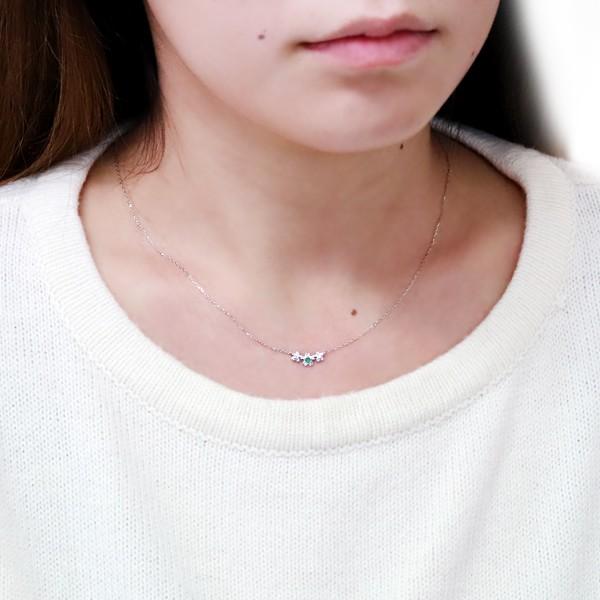 ネックレス レディース 20代 30代 40代 18金 エメラルド 桜_2