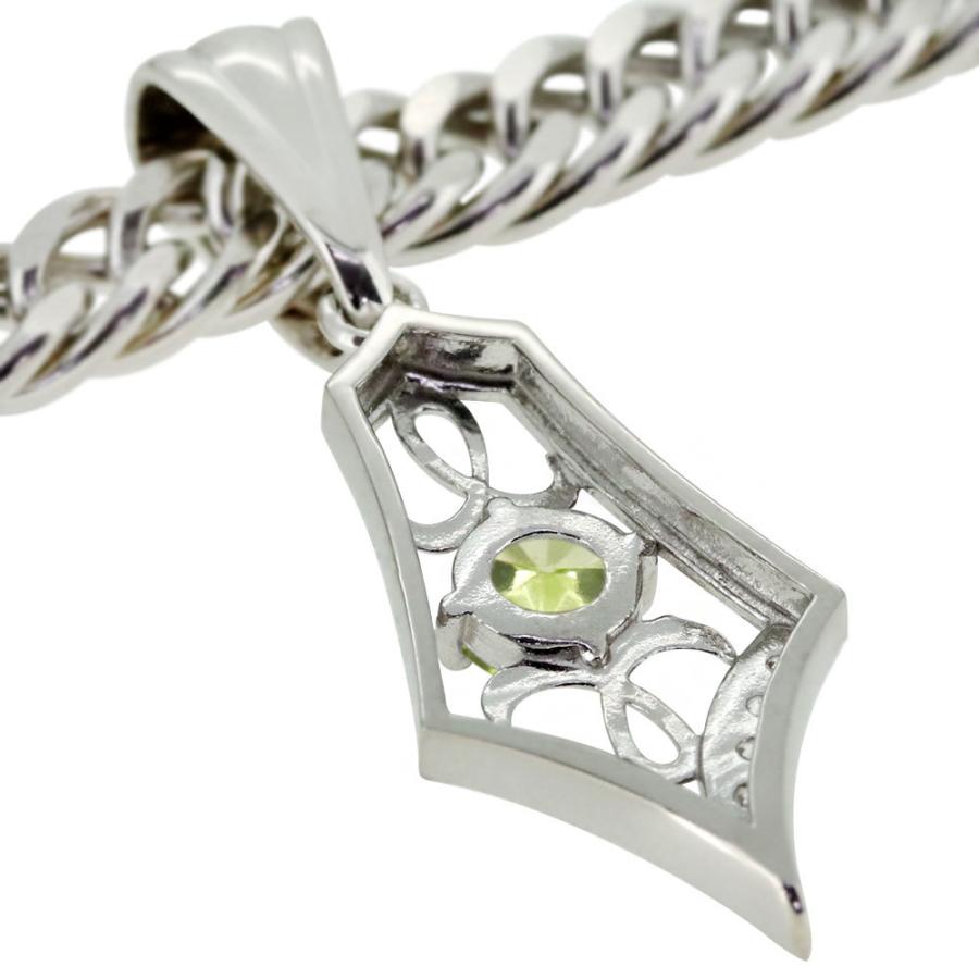 ネックレス 18k トップ メンズ 喜平 18金 キヘイ ペンダントトップ 8月誕生石の画像