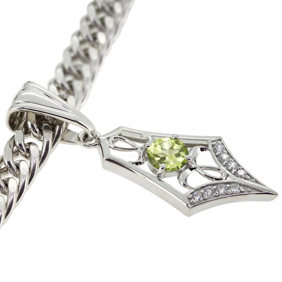 ネックレス 18k トップ メンズ 喜平 18金 キヘイ ペンダントトップ 8月誕生石の画像