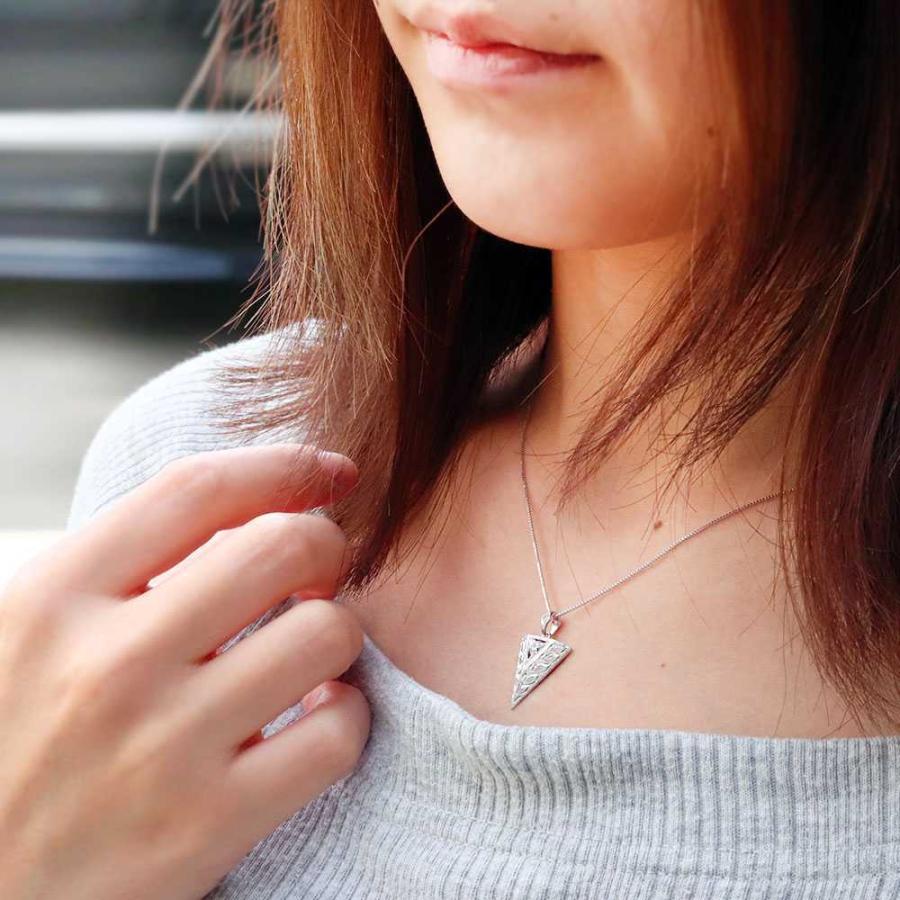 ネックレス ガーネット レディース 1月誕生石 ペンダント k10 彫り 洋彫り おしゃれ_11
