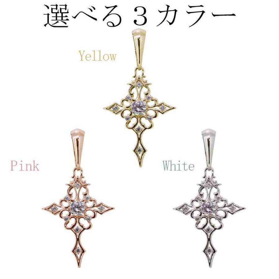 シルバー ペンダントトップ クロス 十字架 ネックレス ガーネット トップ 喜平用 100g メンズ_7