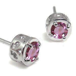 完売 唐草 アラベスク メンズピアス シンプルメンズピアス ピンクトルマリン 史上最も激安 Www Ladislexia Net