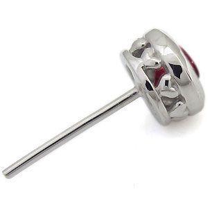 【早い者勝ち！】 メンズピアス ハート メンズピアス 一粒 ルビー メンズピアス 【CE1626872557】(58520円)