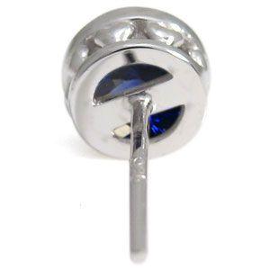 【希少品】 プラチナ ハート ピアス 一粒 サファイア ピアス クリスマス ポイント消化 【BCD2515201454】(90474円)