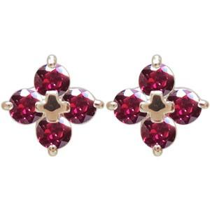 クロス メンズピアス 十字架 ピアス ルビー ピアス 18金 Gruindag Com
