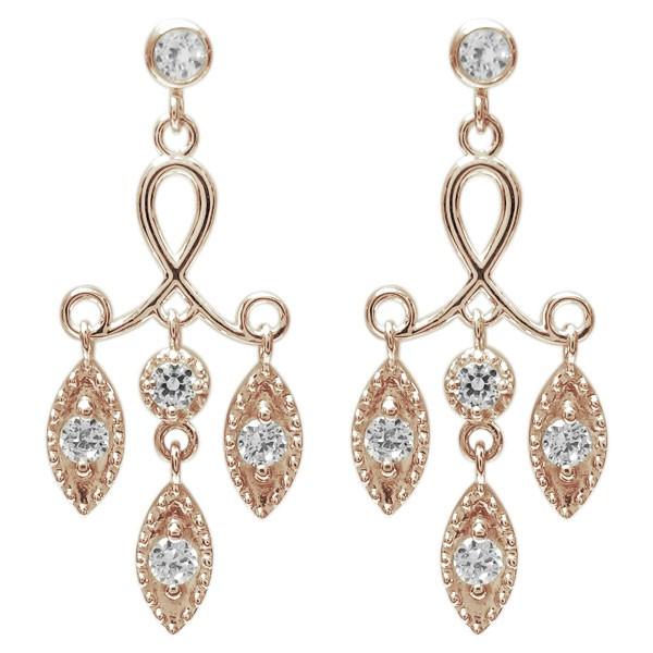 シャンデリアピアス ダイヤモンドピアス K18 ピアス シャンデリア