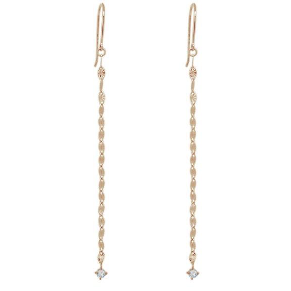 ピアス レディース ロイヤルブルームーンストーン 揺れるピアス ロング 