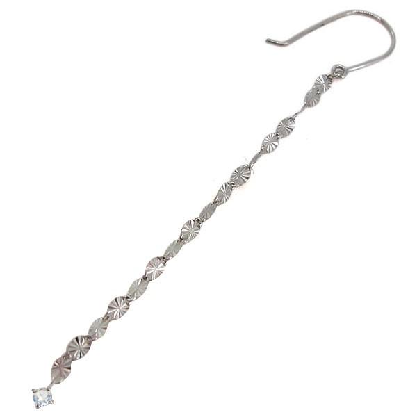 ピアス レディース ロイヤルブルームーンストーン 揺れるピアス ロング 