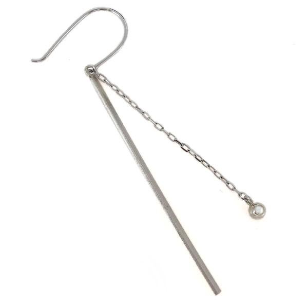 ロイヤルブルームーンストーン ピアス レディース ロングチェーン