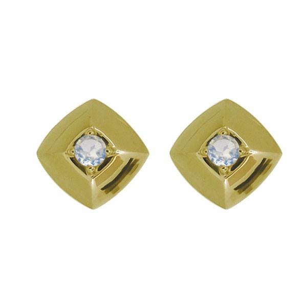 代引不可 K18 ピアス メンズ シンプル ロイヤルブルームーンストーン 6月誕生石 カジュアル 人気第6位 Www Skylanceronline Com