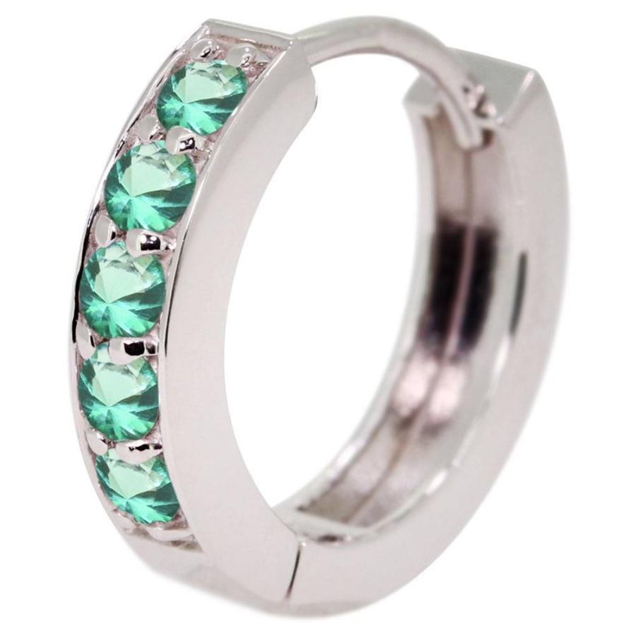 ピアス フープ シルバー メンズ 片耳 フープピアス 中折れ式