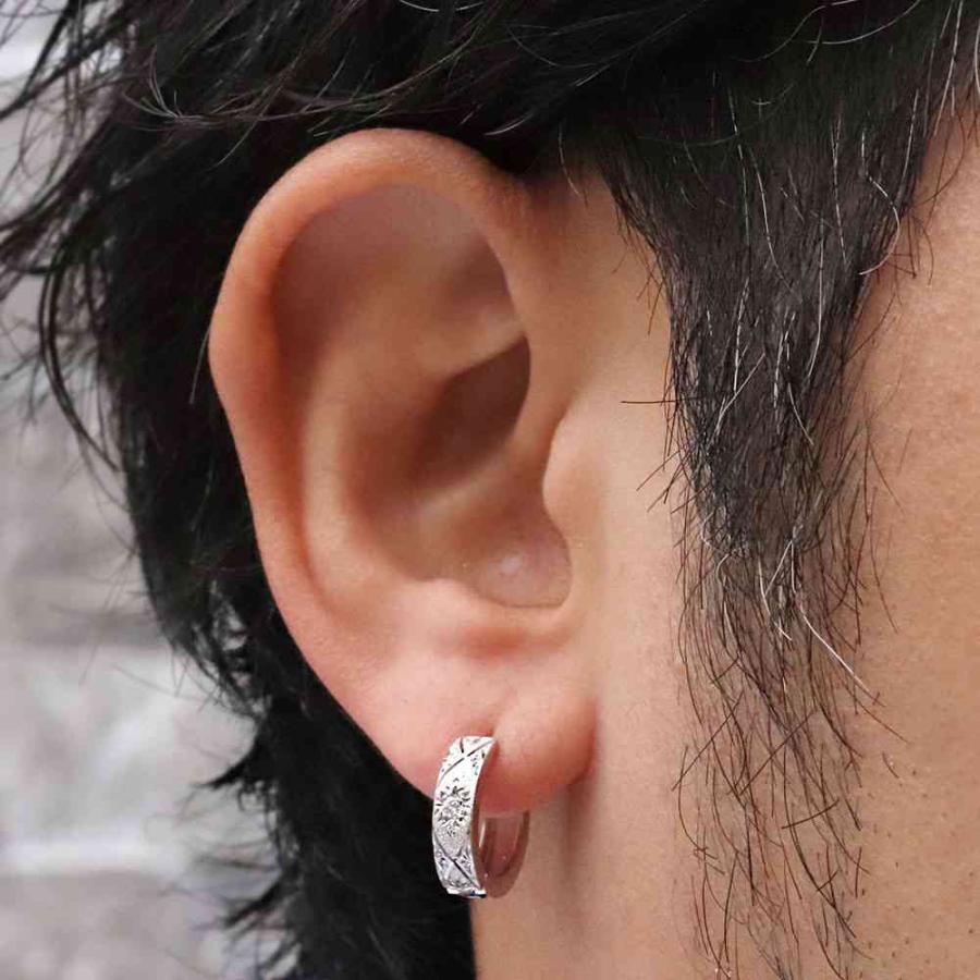 ダイヤモンドフープピアス(片耳用) 片耳用 ダイヤモンドフープピアス – PICOLLET