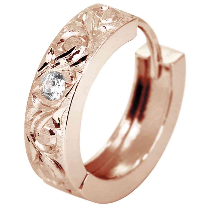 フープピアス k18 18金 メンズ ピアス 片耳 フープ ゴールド 4月