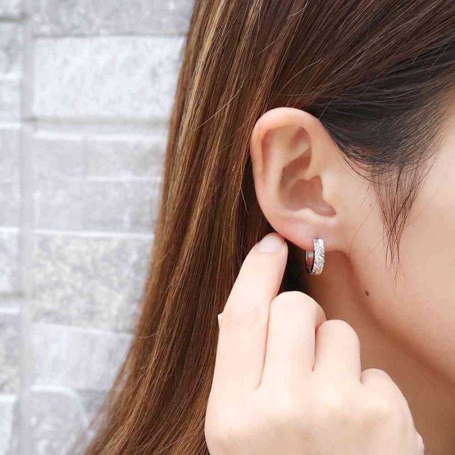 フープピアス シルバー925 シンプル 中折れ式 - 通販 - guianegro.com.br
