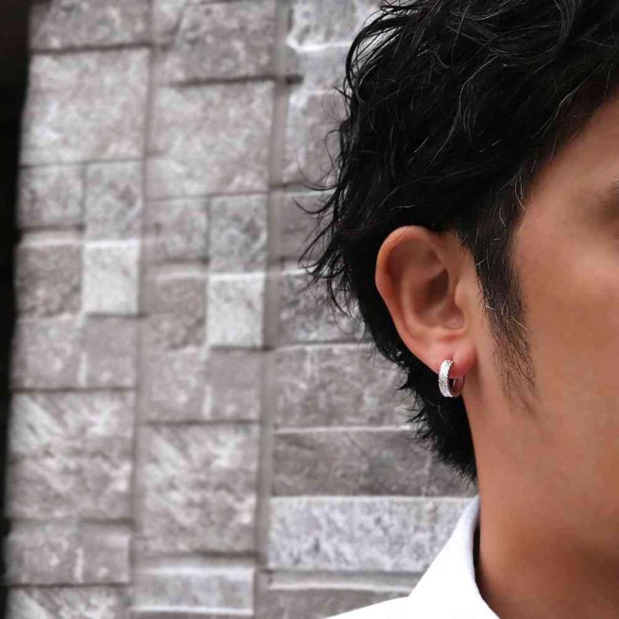 新春SALE！ プラチナ フープピアス 片耳用 メンズ ピアス フープ 中折れ式 選べる誕生石 男性 人気 金属アレルギー対応 【QGW1155930671】(41580円)