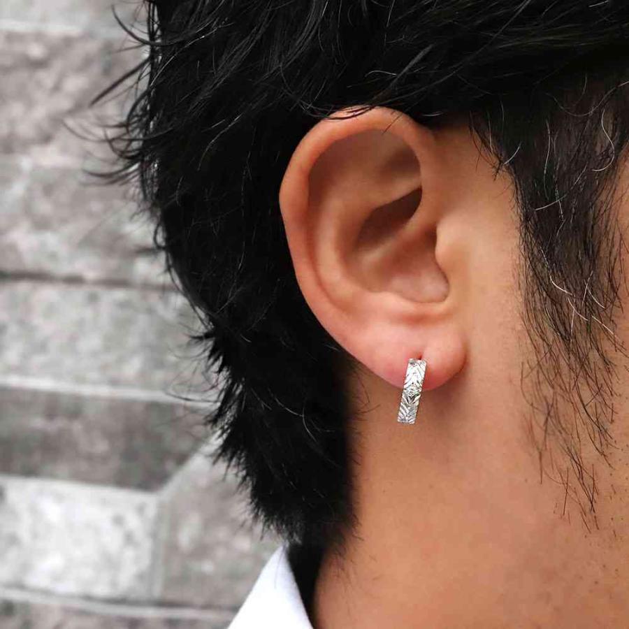 新春SALE！ プラチナ フープピアス 片耳用 メンズ ピアス フープ 中折れ式 選べる誕生石 男性 人気 金属アレルギー対応 【QGW1155930671】(41580円)